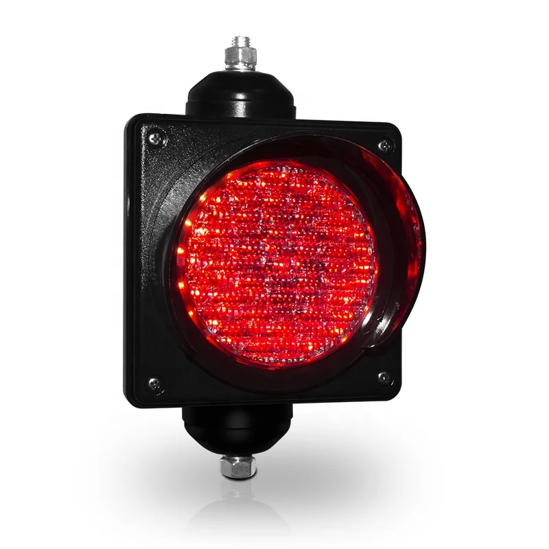 Mini 100mm  red stop led signal lights for road safety