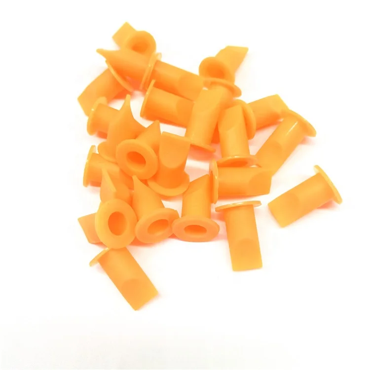 Customized Heat Resistance Yellow color One Way silicone check valve