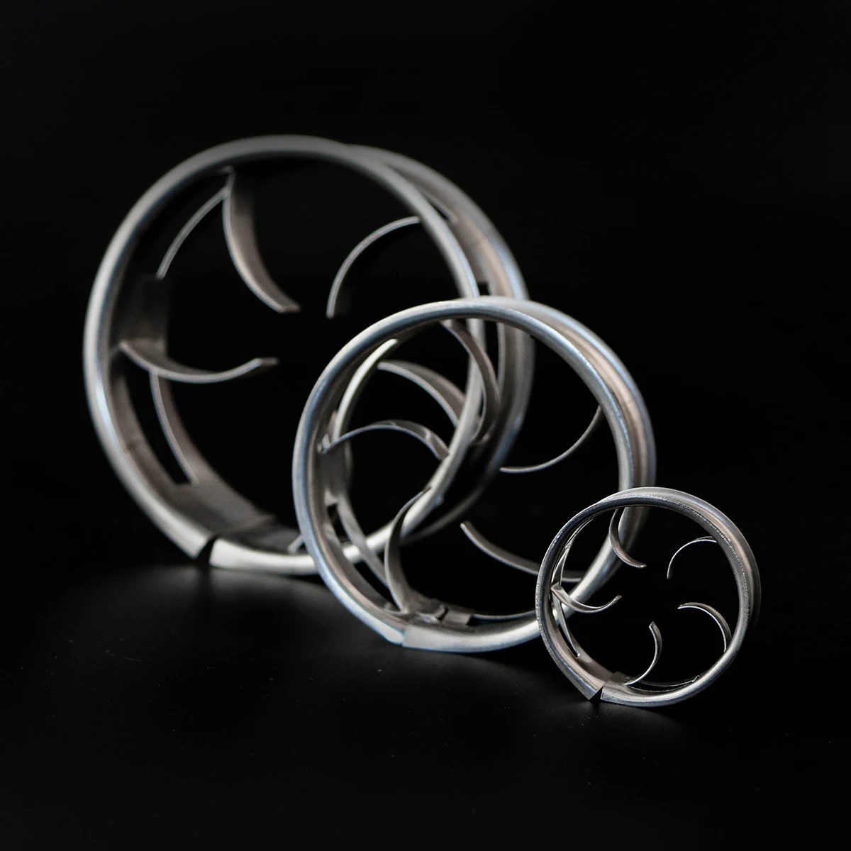 50mm SS316 Metal Cascade Mini Ring Cmr Metal Cascade Ring For Extraction & Fractionation