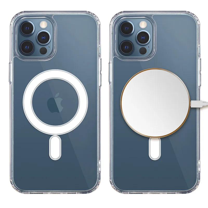 Custom Design Clear Case PC Cover Magsafe Phone Case Mobile Phone Case Transparent for Iphone 7 TPU+PC Iphone Apple Dropshipping