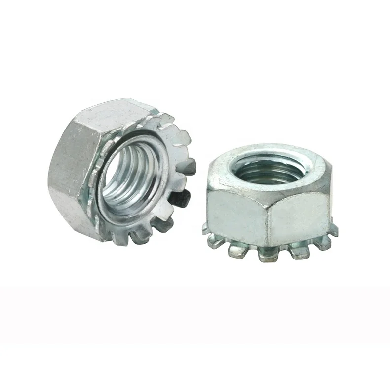 Wholesale Hex Kep Nut M8 M10 K Cap Nut K Nuts With Tooth
