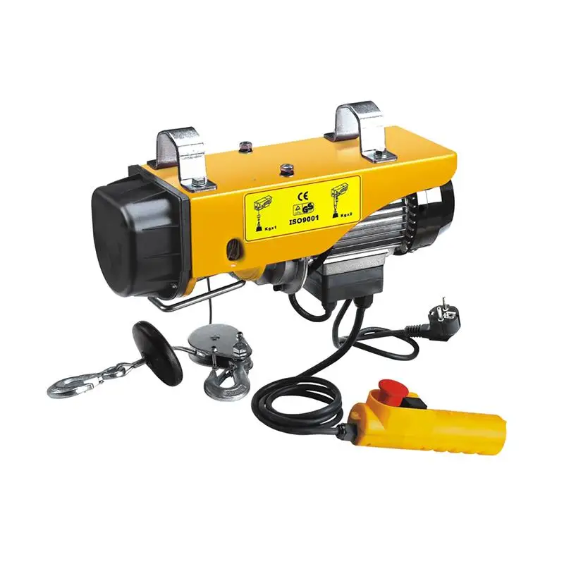 PA1000 30m Factory Price Lifting Tools 200kg -1000kg Industrial Electric Wire Rope Hoist