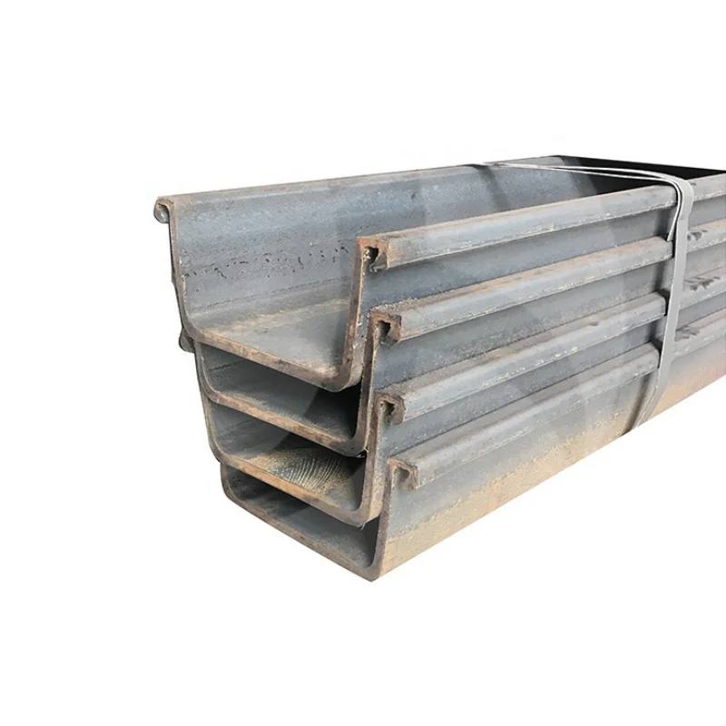 Zhenxuan High Quality 6m 12m Sheet Piling Cold Formed U Shape Steel Sheet Pile For Building Carbon Sheet Pile