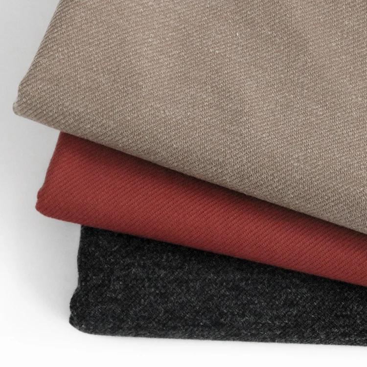 6011# 60%polyester 40%rayon high quality twill double-sided fabric for coat pants fashion