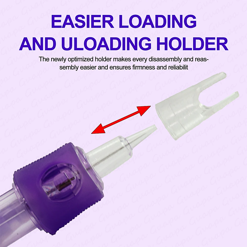 New Arrival Tattoo Needle Cartridge Disposable 1RL 0.30mm Universal Tattoo Needles Holdes for Tattoo SMP Scalp Micropigmentation