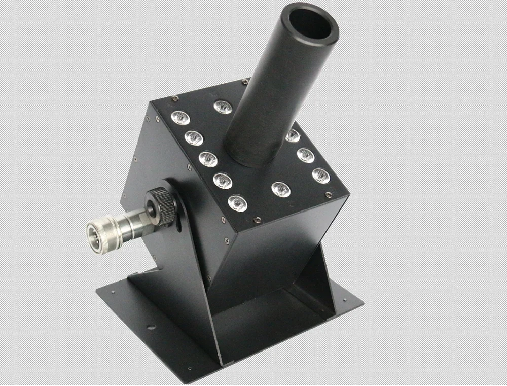Stage smoke machine 12pcs 3w led co2 dmx smoke machine for dj equipment