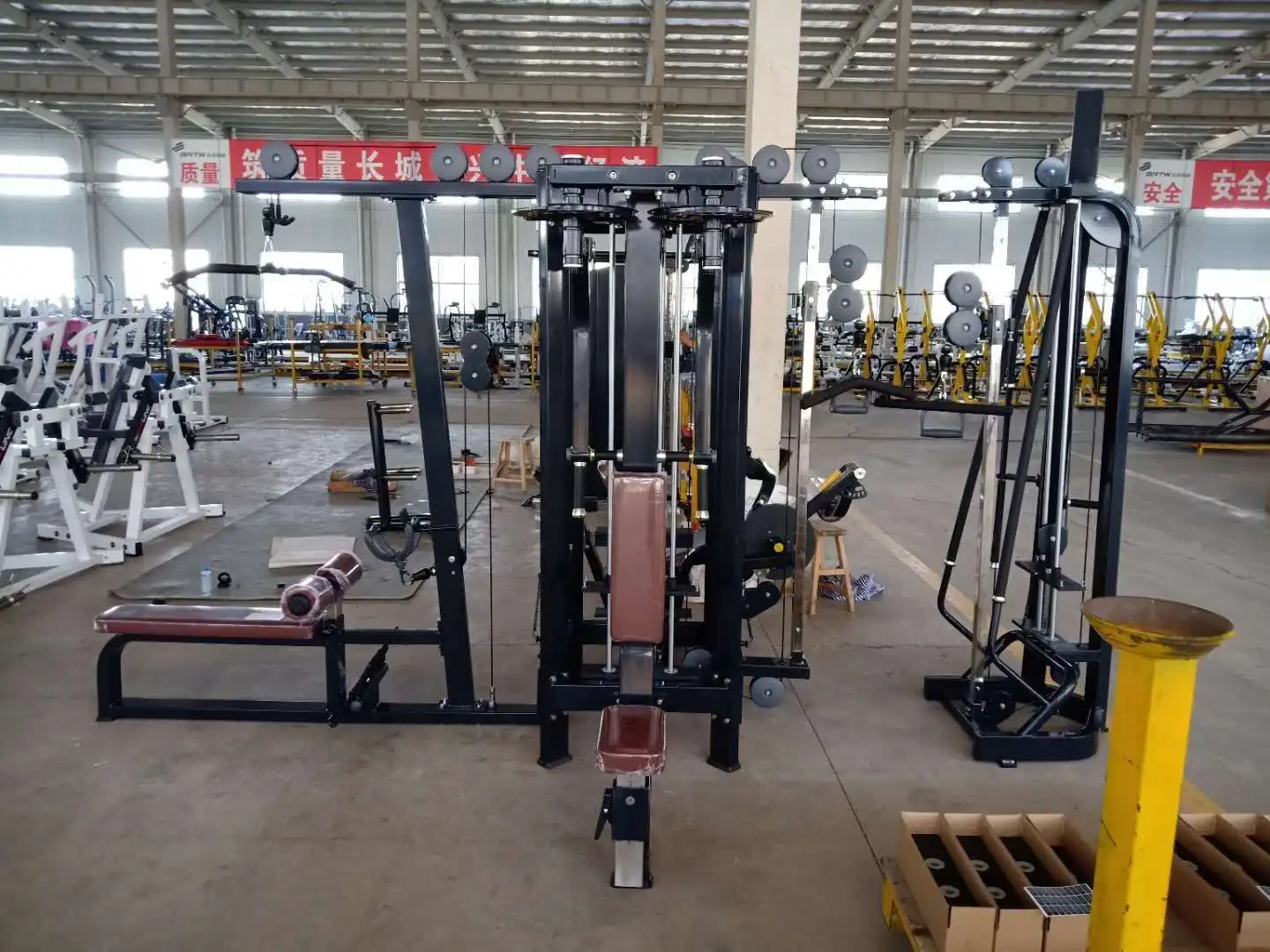 China Commercial Gym Equipment Strength Machine Multi-Jungle 8 Station For Body Building