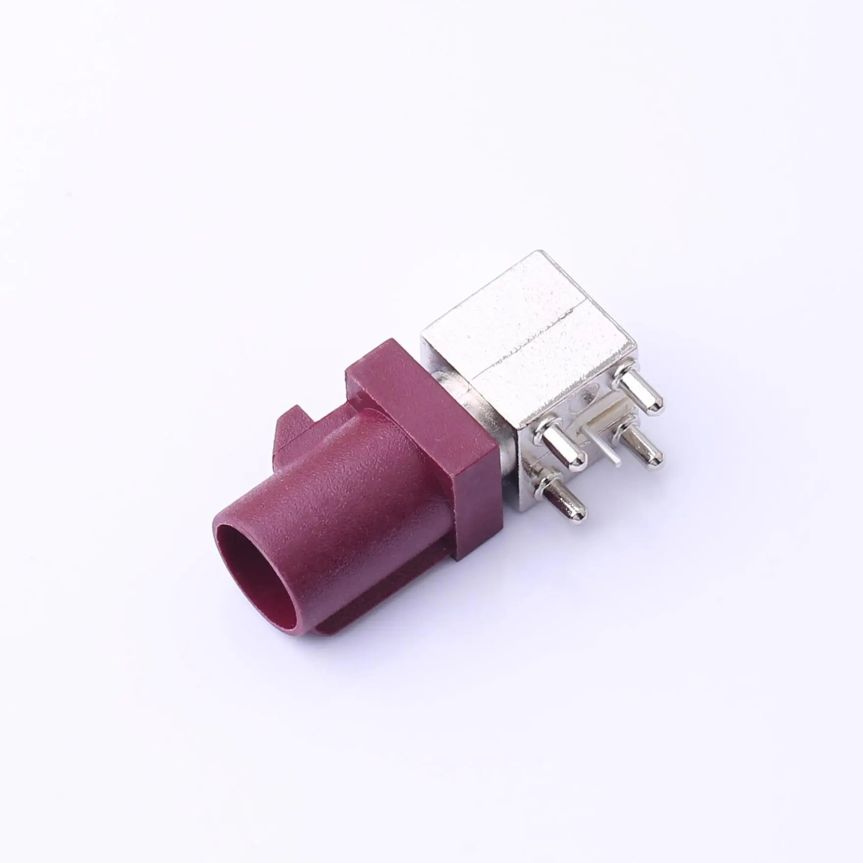 Kinghelm professional 90 degree Purple Male FAKRA connector GPS Antenna  FAKRA plug Right Angle PCB RF connector