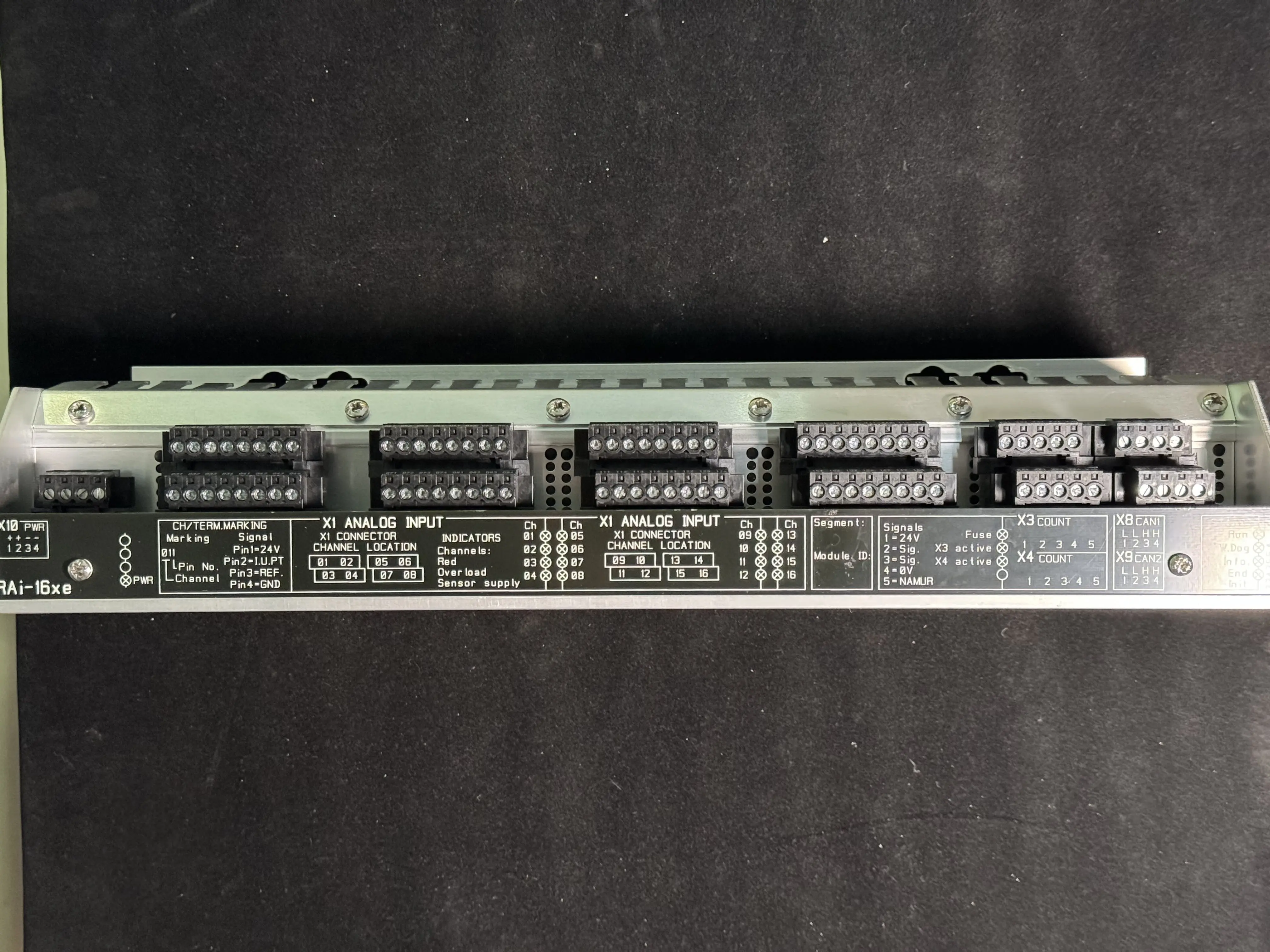 KONGSBERG RAI-16xe 329714 REMOTE ANALOGUE INPUT MODULE REV.D6