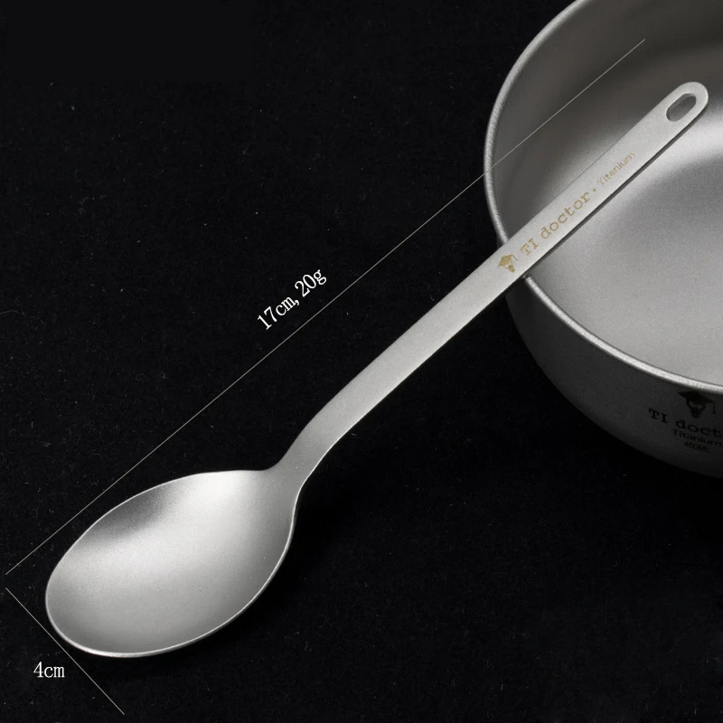 100% titanium chopsticks spoon fork for outdoor camping