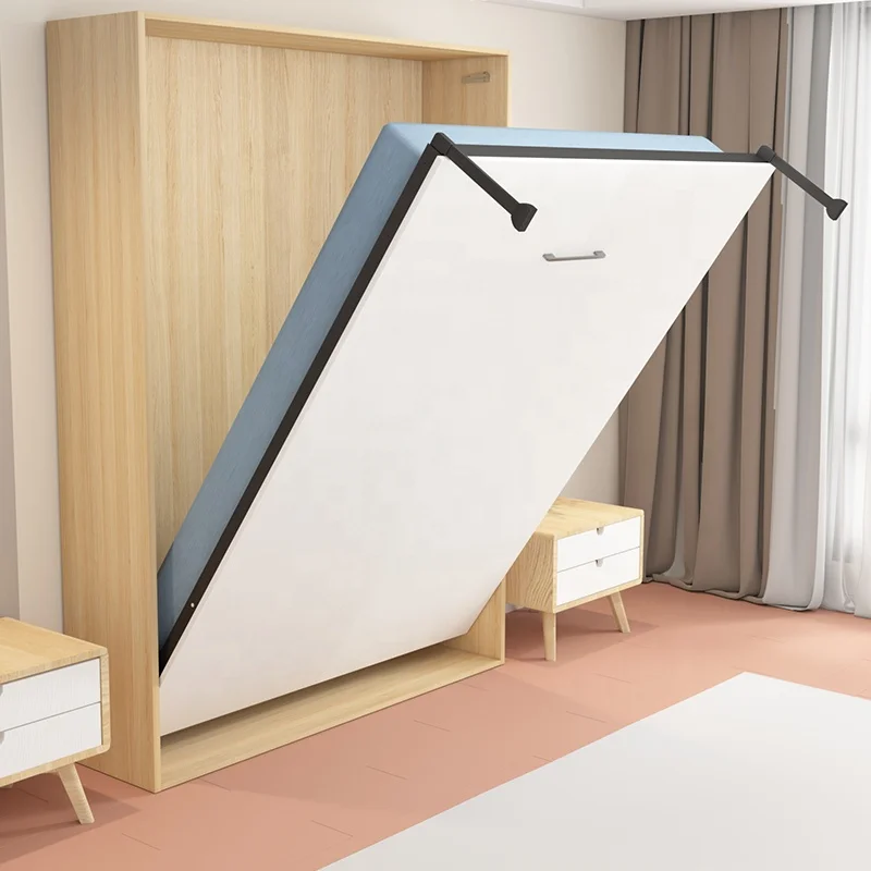 Lequan China Furniture Wooden Hidden Space Saving Folding Murphy Bed Mechanism Hardware Kit Wall Bed Accessories
