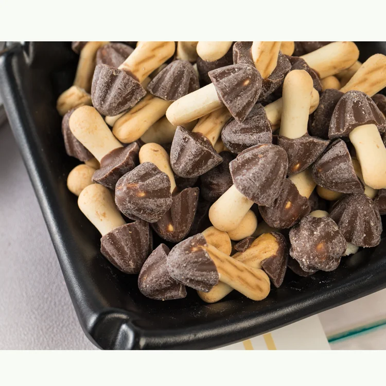 Mushroom Shape Chocolate with Biscuit