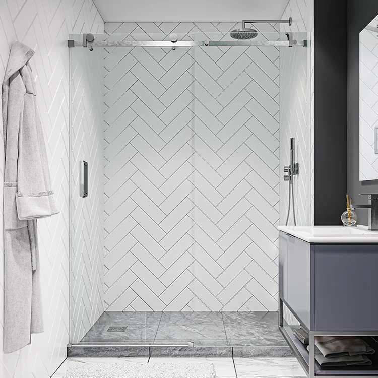 High standard sliding glass shower door hardware handles sliding tempered glass shower door