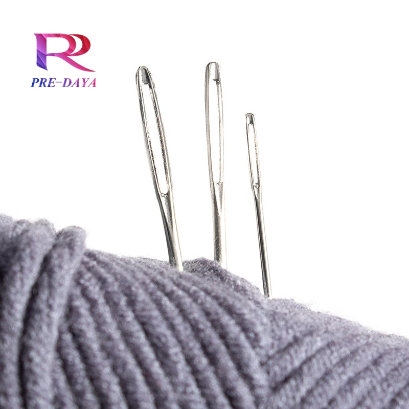 Stainless steel sewing needle large eye hand needle embroidery tip needle