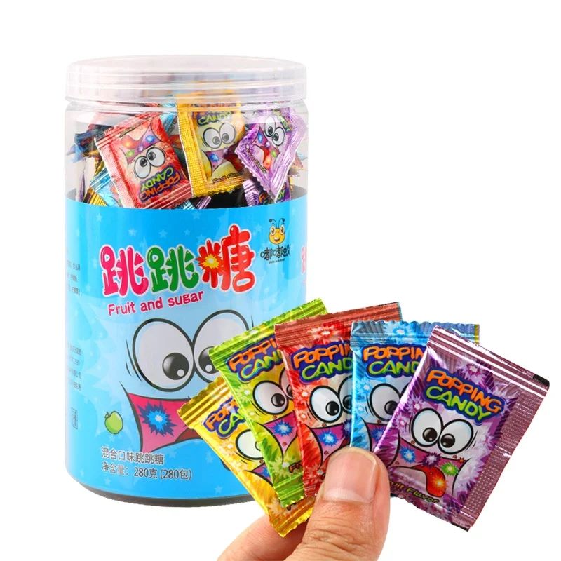 Dudu ant jumping candy children explosive candy childhood nostalgic snacks change mixed fruit flavor net red candy