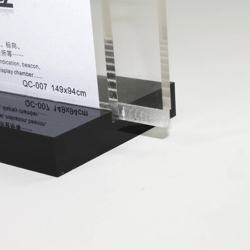 8X10 6X8 4X6 Inches A4 A5 A6 Gift Photo Frame Transparent Luxury Acrylic Magnetic Pictures Display with base