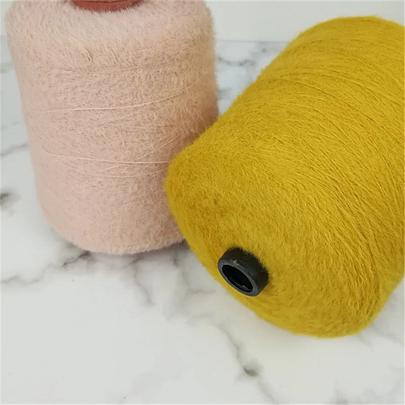 1/11NM 1.3CM Factory Cheap Nylon feather yarn imitation mink fancy eyelash yarn for sweater