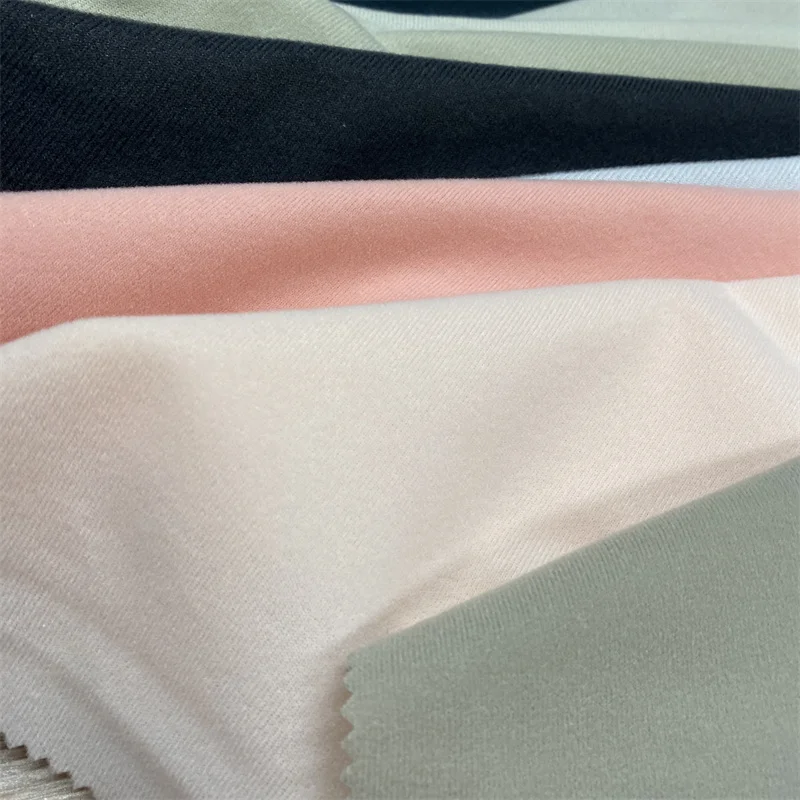 100% Polyester VELLUTINO FABRIC Very Brushed Tricot Nylex Lining Loop Velvet Fabric for Sportswear