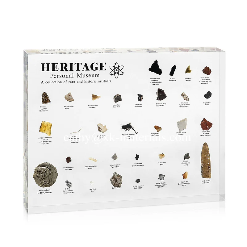 Популярные товары, миниатюрный музейный образец, редкая и историческая портативная коллекция из акрила для детских подарков