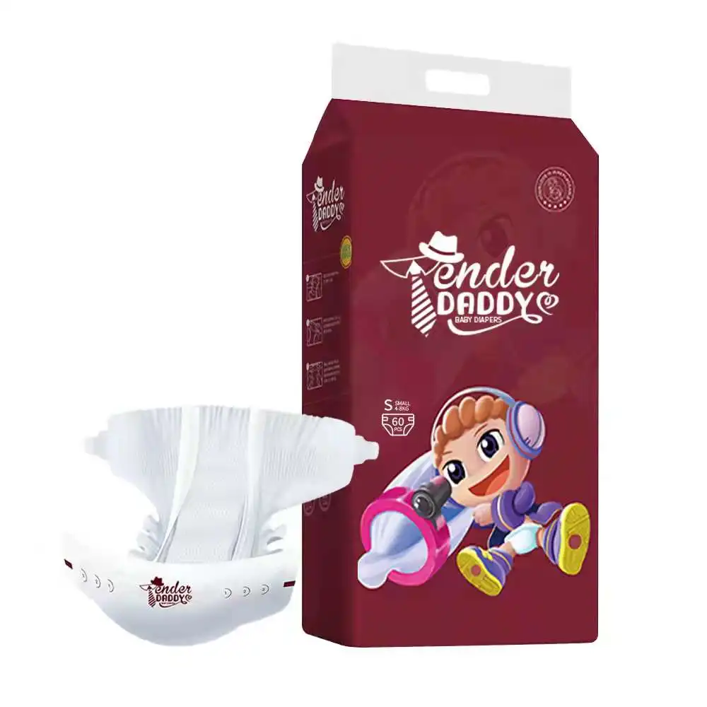 Customizable Baby Disposable Diapers Dry Surface Ultra Thin Core Quick Absorption Manufacturer in Fujian China
