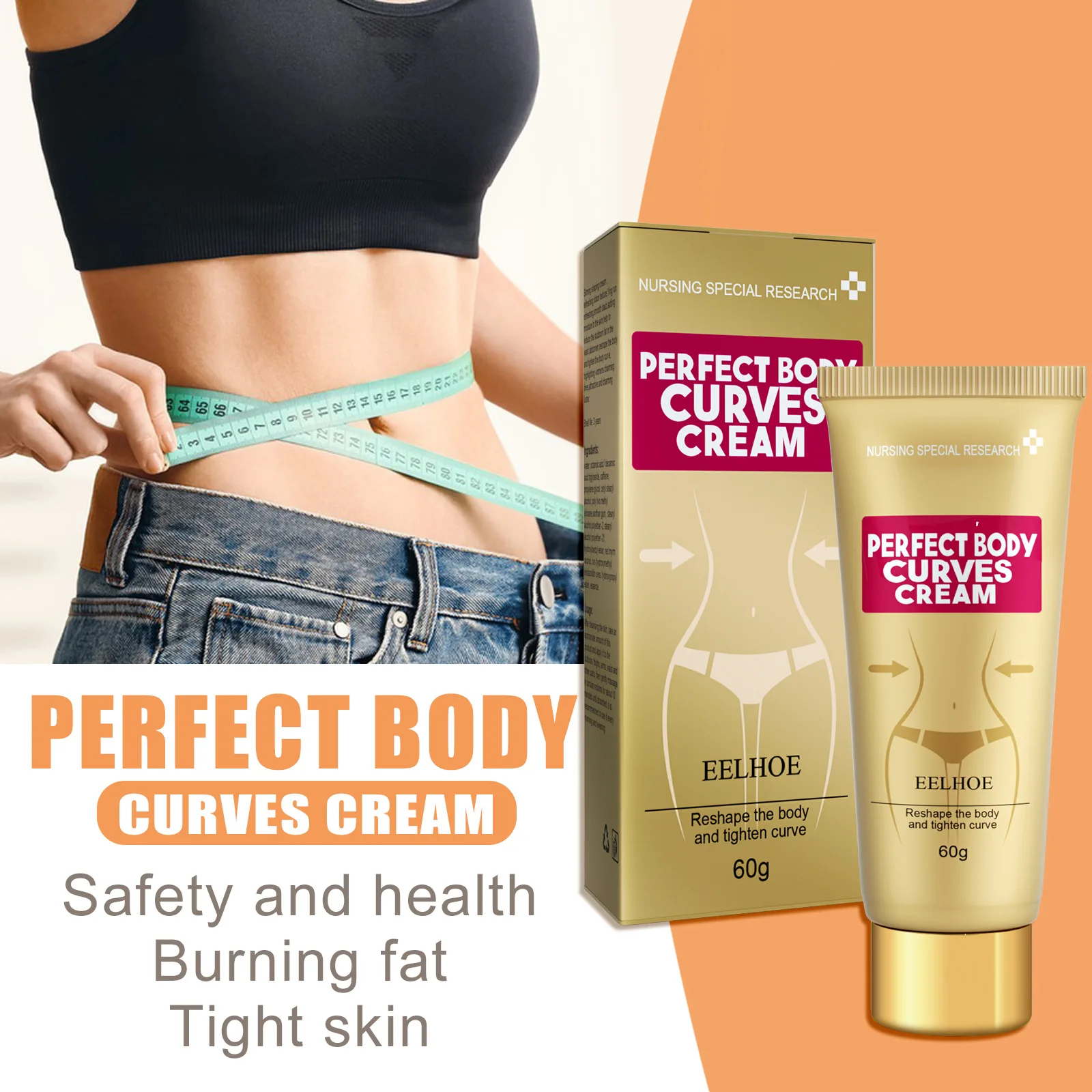Wholesale Best Hot Body Slimming fat burner for tummy perfect body curves cream