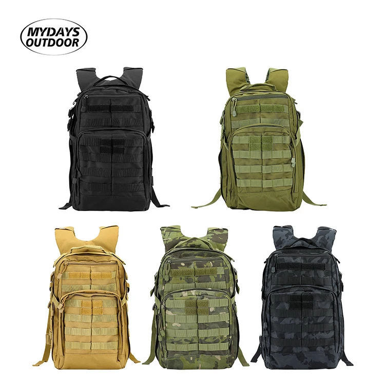 Mydays Outdoor Sports Hiking 25L 600D Oxford Molle Sport Tactical Backpack for Camping Hunting Adventure