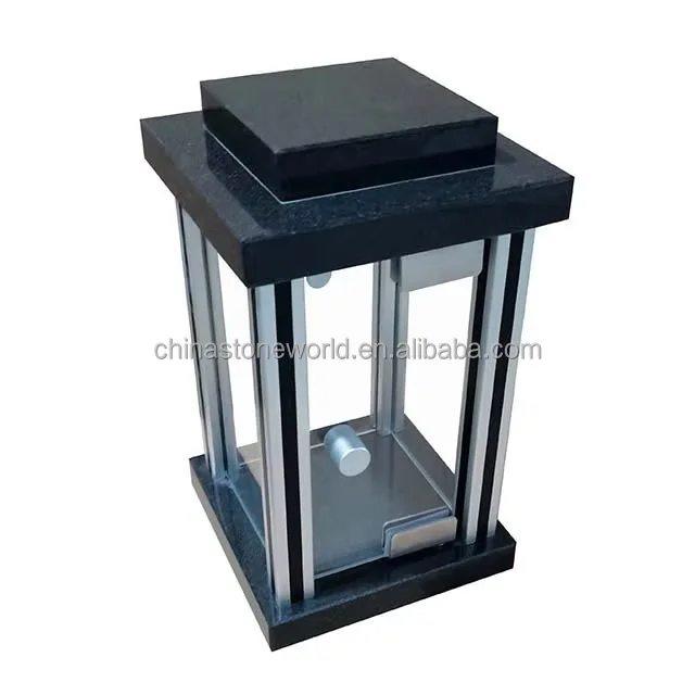 Customized Simple Design grave Lamp Latern for Tombstone Headstone Gravestone Accessories