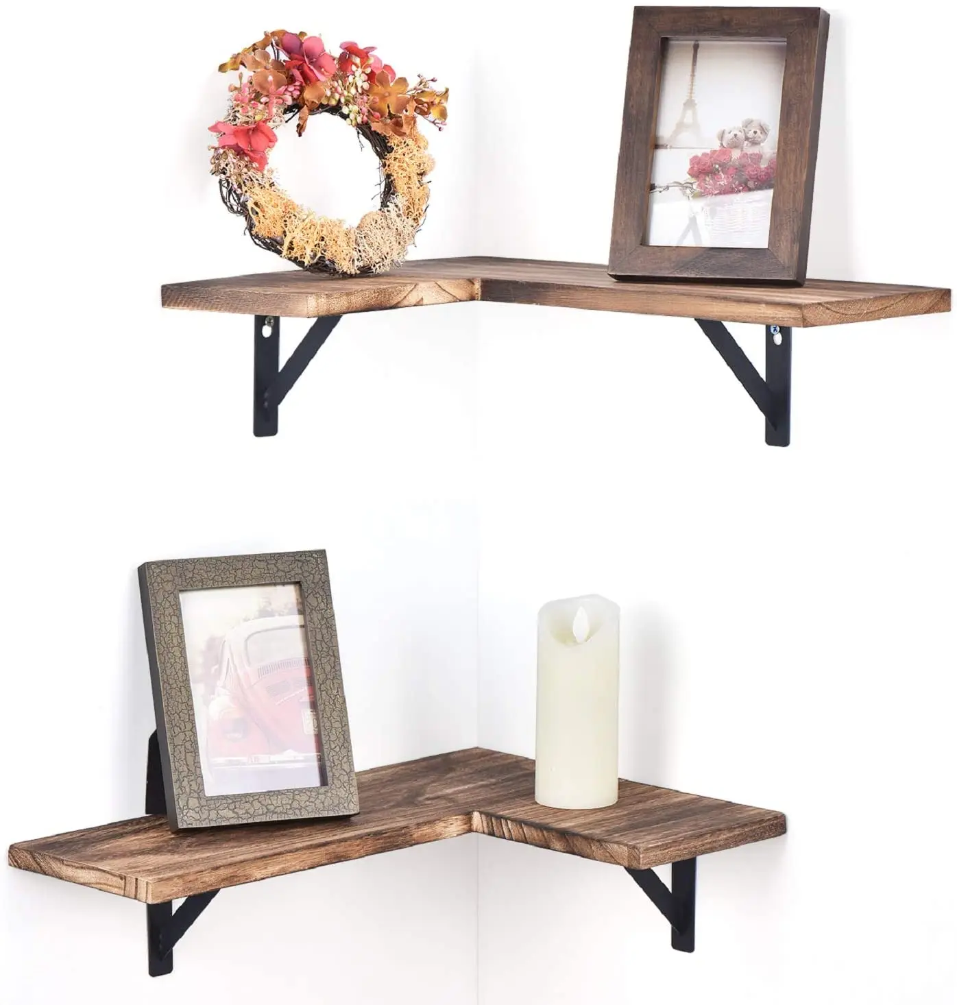 
Home creative wooden wall shelf living room wooden wall mount minimalist wall shelf 