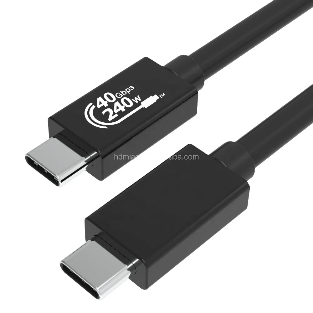 Wholesale High Speed High Quality Work and Home 2 meter USB4 USB C to C cable support 8K@60Hz 40Gbps and Charge