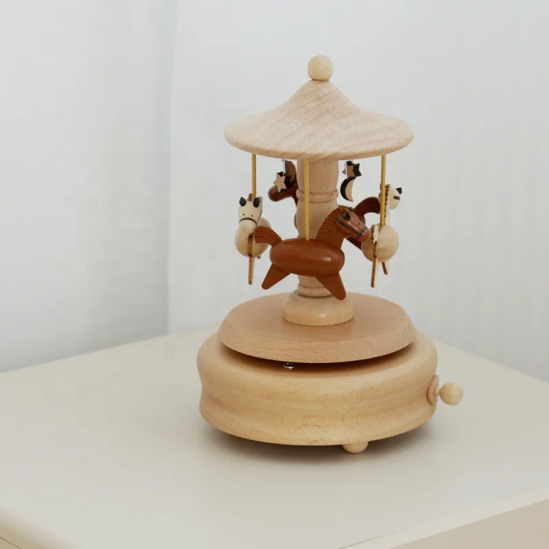Factory Wholesale Wooden Music Box Personalized Gift High Quality Wooden Customized Toys for Kids