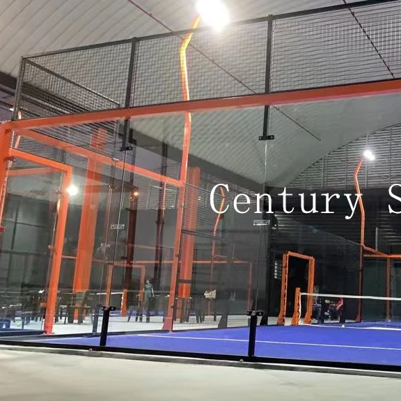 Самый популярный профессиональный модный панорамный корт открытый весло Теннисный