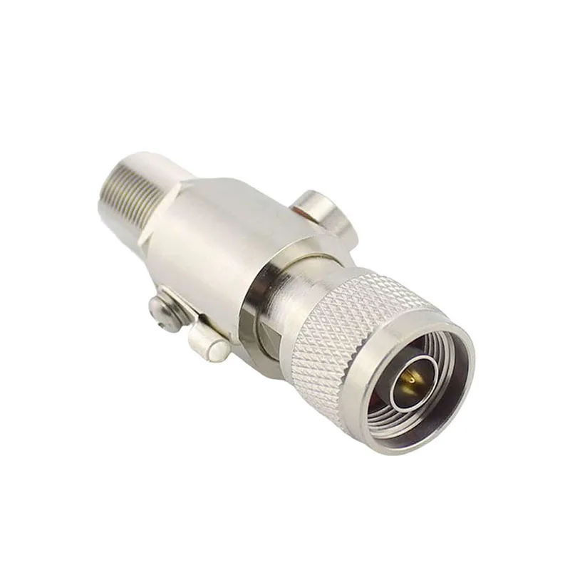 Good Performance Stainless steel Rf N Female To N Female Lightning Arrester Gas Tube