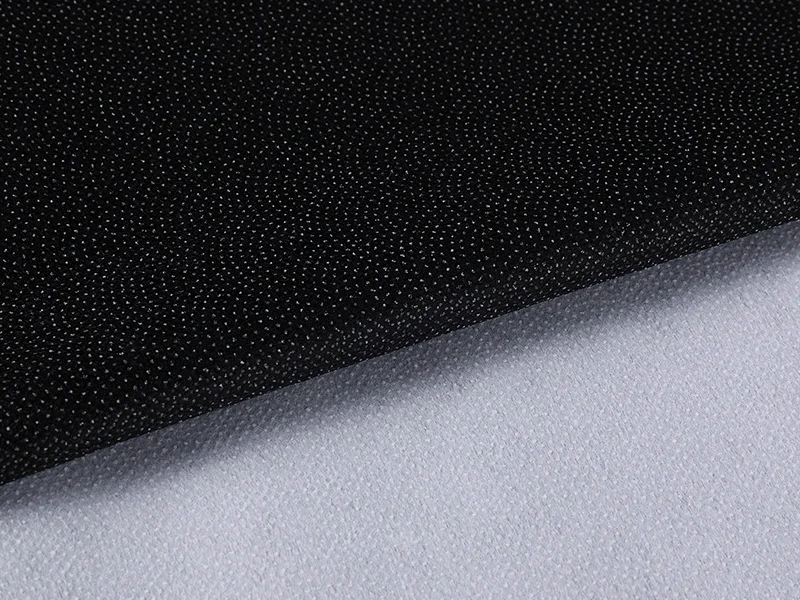100% Polyester Black Nonwoven Fusible Batting Needle Punch Wadding Bag Lining PE Fabric 100cm Roll for Quilt Fusing Interfacing