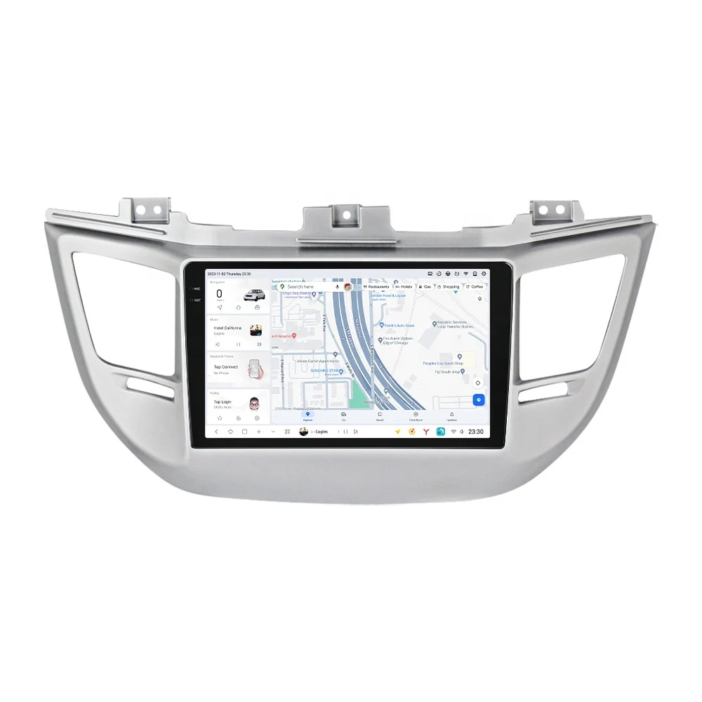 Автомагнитола MEKEDE DUDU автомобильный мультимедийный плеер система навигации dsp для Hyundai Tucson 2014-2018