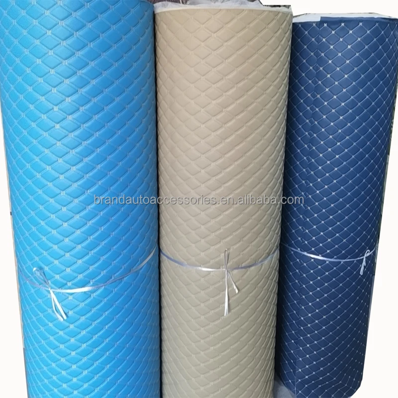 Factory Price 7D Car Mat Material Roll 5D Carpet Raw Material Car Accessories Eva Xpe Leather Material