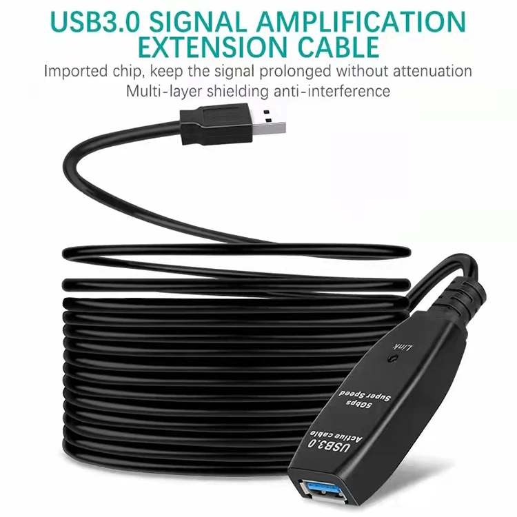 Virtual Reality Accessories 5M to 30M  USB 3.0 Male to Female with Extension Chipset Signal Active USB Extension Cable