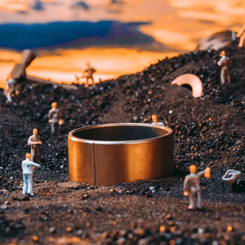 SF-1 18*16*10 Bushing Multi Layer Straight Self-lubricating Bushing DU Compound Copper Sleeve Plain Bearing PTFE Sleeve