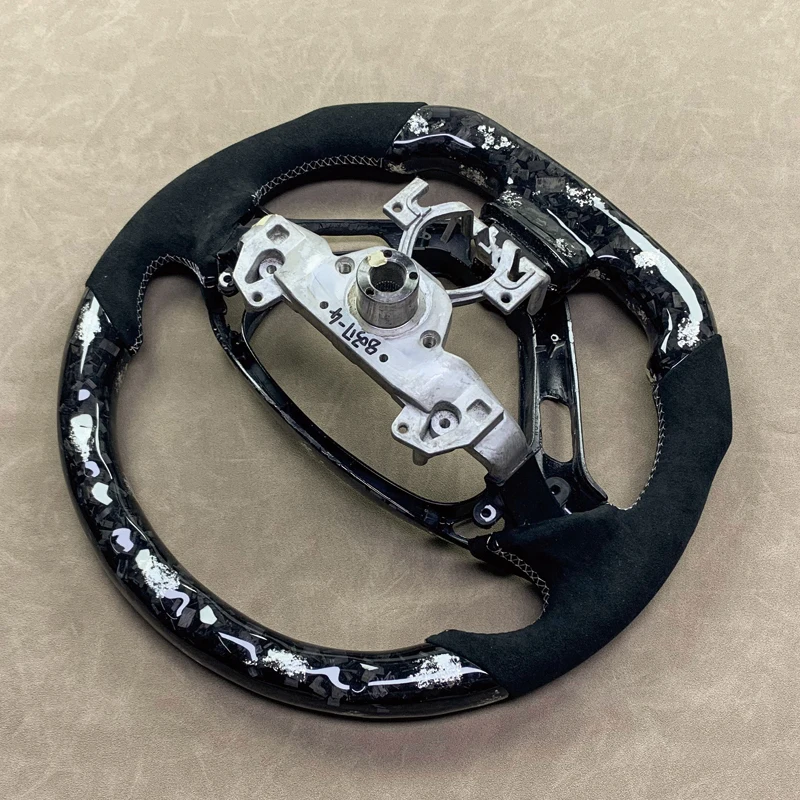 Customized Carbon Fiber Steering Wheel LED Display Leather Alcantara For Infiniti Q50 Q60 QX50 QX30 Q50L EX QX70 FX Q70L