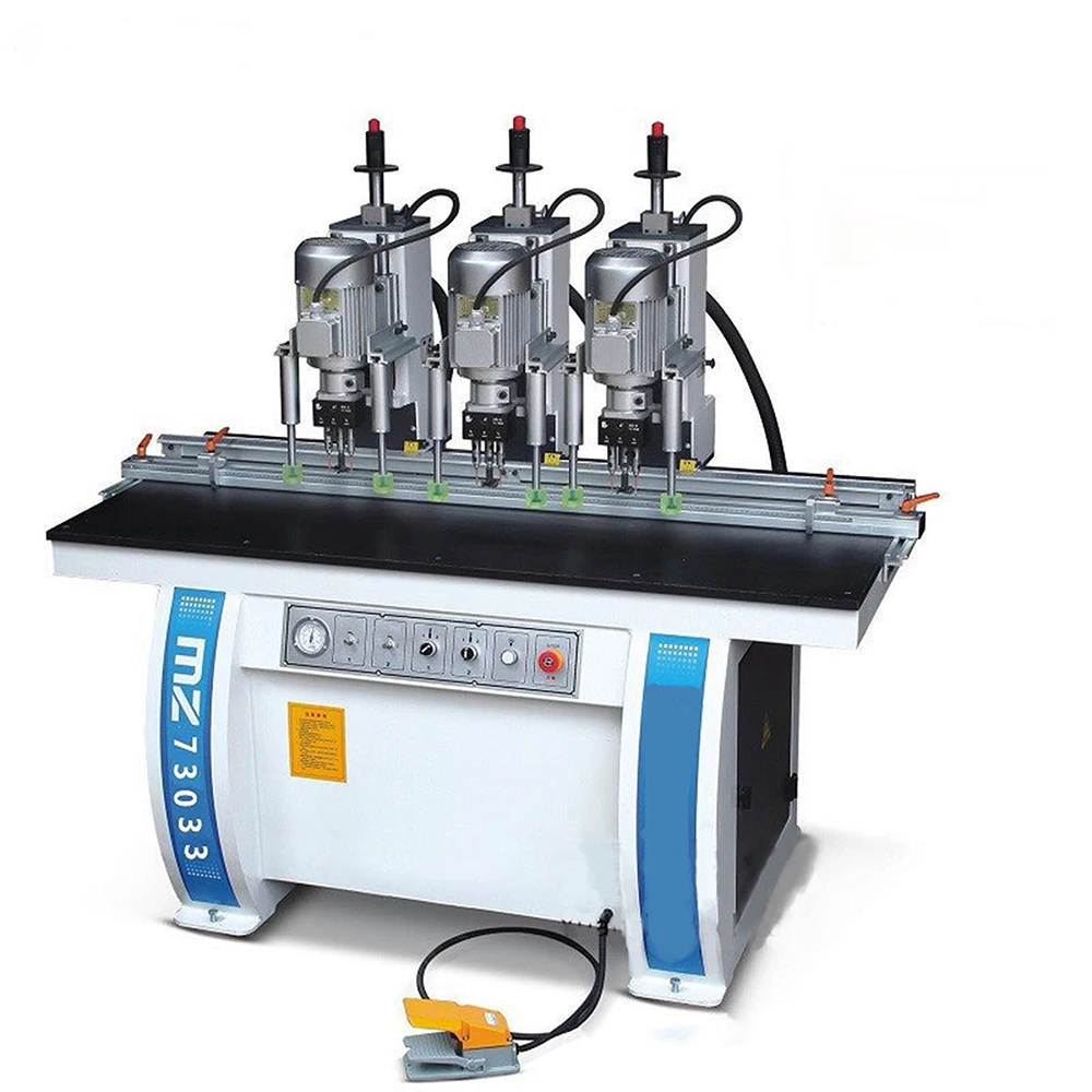 MZ73033 high quality woodworking vertical cabinet hinge hole drilling machine with three head