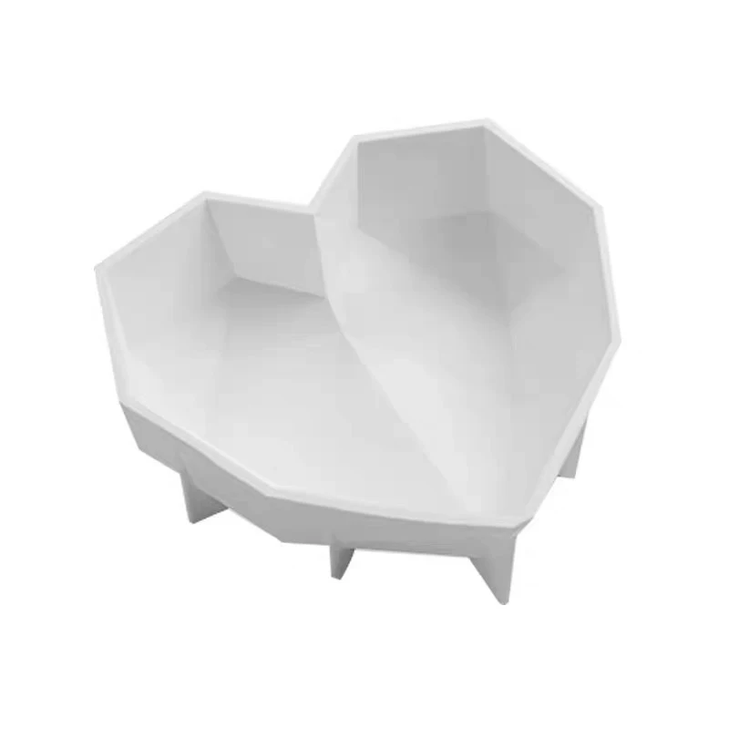 White silica gel does BPA free sustainable use of high quality silica gel love heart cake mold