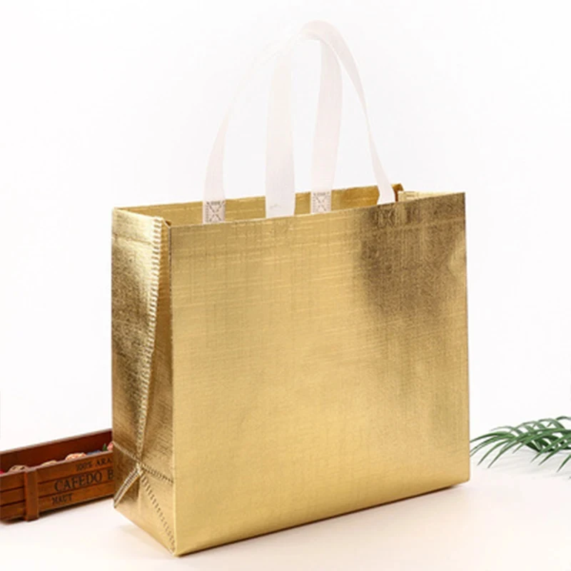 Custom Reusable Recycle Waterproof Shopping Promotion Gift Non Woven Shopping Bag for Guest