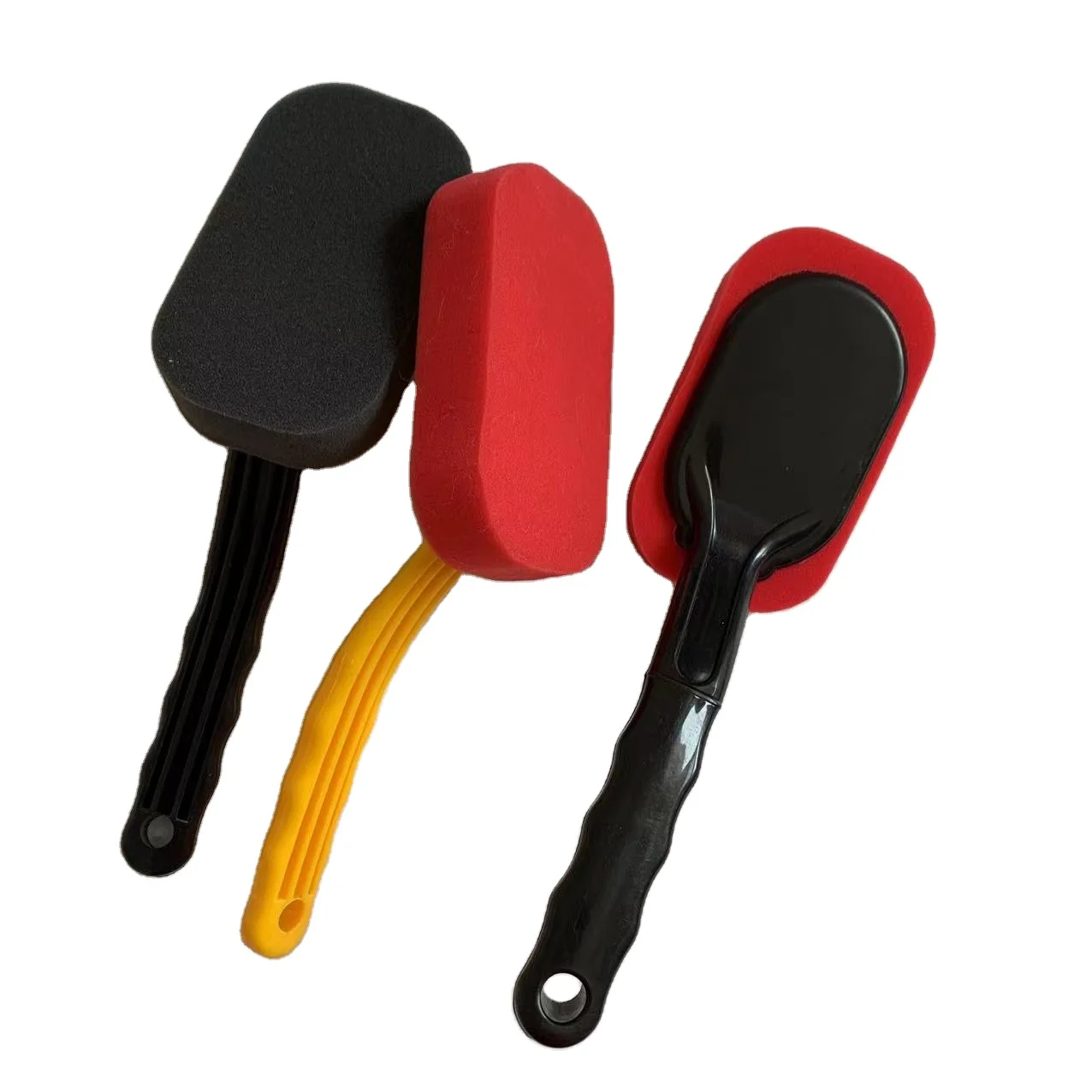 Automobile tire cleaning brush sponge polishing brush hub cleaning brush