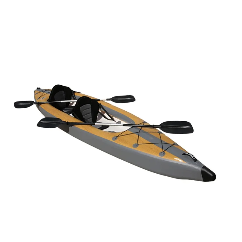 DAMA China Manufacturer Foldable Full Drop Stitch Single Seater Inflatable Fishing Kayak