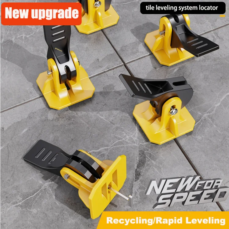 Upgraded Plastic Lock Tile Clips T Type Recyclable Leveling Tools Tile Leveling System for Decoration