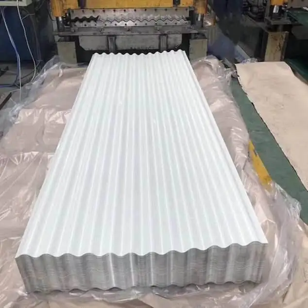 Chinese Factory Direct Sale Cheap price 22 24 28 30 34 36 Gauge Galvanized Corrugated Steel PPGI Metal Roofing Sheet