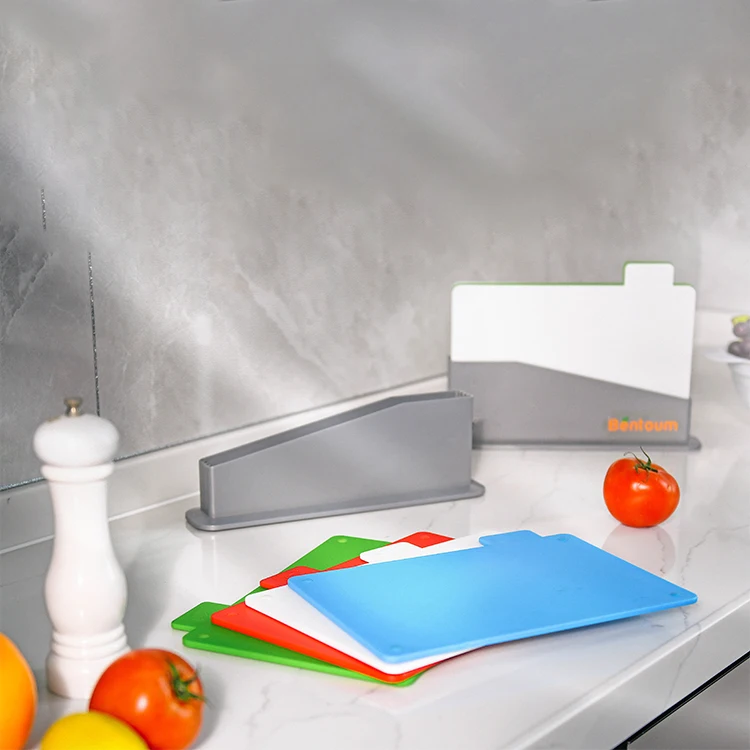 Aohea логотип пользовательские рециркуляции разноцветный 4 шт. разделочная доска из пластика pp мяса разделочная доска