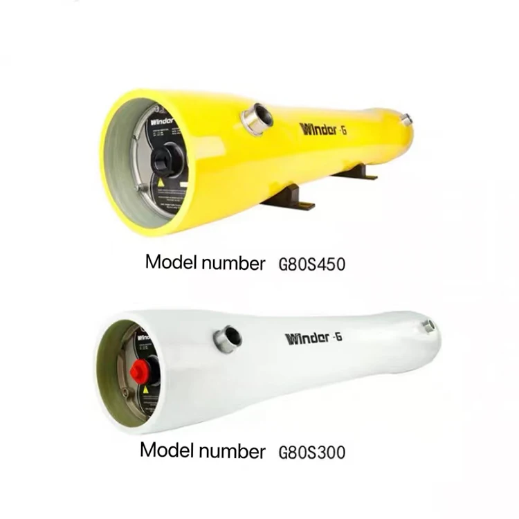WINDER-G G80S300 G80S450 8 Inch 8040 Side Port And End Port FRP RO Water Filter Pressure Vessel Reverse Osmosis Membrane Housing