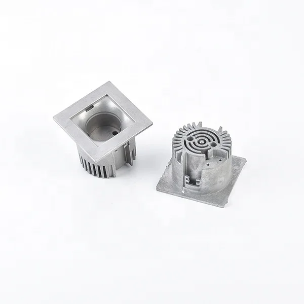 Ningbo customized high pressure manufacturer aluminum alloy metal die casting recessed panel lighting housing
