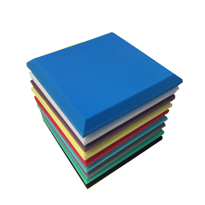 Звукопоглощающие панели BONNO из акустической пены, звукопоглощающие стеновые плитки KTV для студии, шумоподавление, звукоизоляция, огнеупорная панель