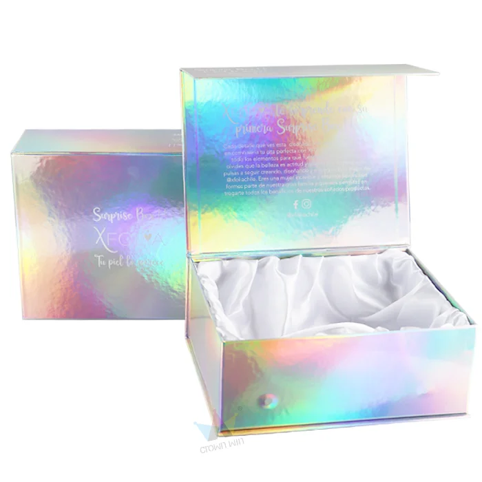  Cajas Personalizadas пользовательская голограмма сюрприз Caja Surprise Экологичная Подружка невесты розовое золото Магнитная Подарочная коробка